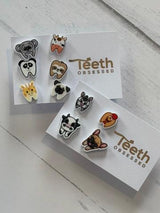 Dental Earrings, Molar Earrings, Dental Earrings, Tooth Earrings, Glass Tooth Earrings, Glitter Tooth Earring, Teeth Earrings