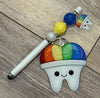 Dental Keychain, Tooth Keychain, Teeth Keychain, Dental Hygiene Keychain, Dental Gifts, Dental Assistant, Dental Hygiene Gift