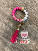 Dental Nerve Keychain, Dental Sticker, Dental Hygiene, Dental Assistant Keychain, Tooth Earrings, RCT, Endo Tooth, Endodontist