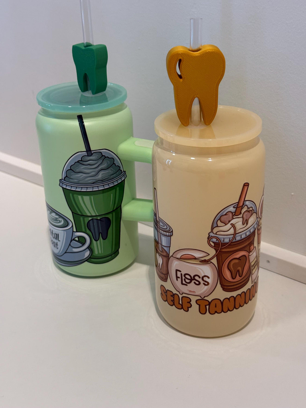 Denture Dental Tumbler and Libby Glass