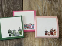 Coffee Tooth Notepad | Funny Dental Sticky Notes | Dentist & Dental Assistant Stationery