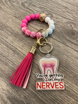 Dental Nerve Keychain, Dental Sticker, Dental Hygiene, Dental Assistant Keychain, Tooth Earrings, RCT, Endo Tooth, Endodontist