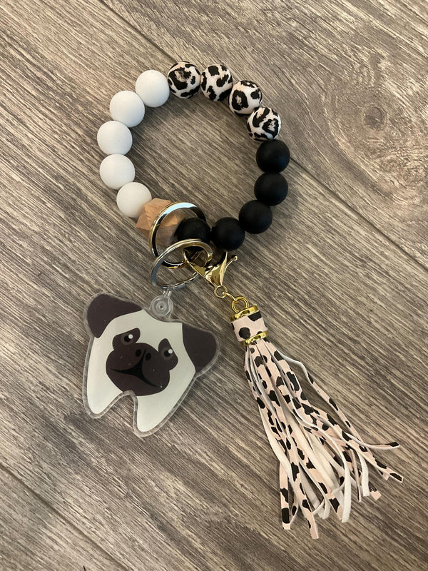 Leopard Dental Keychain, Tooth Keychain, Teeth Keychain, Dental Hygiene Keychain, Dental Gifts, Dental Assistant, Dental Hygiene Gift