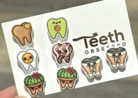 Kawaii Breakfast Tooth Earrings