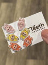 Labubu Tooth Earrings, Cute Dental Earrings, labubu Teeth, Dental Gift, Fental Assistant, Dental hygienist