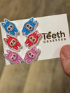 Labubu Tooth Earrings, Cute Dental Earrings, labubu Teeth, Dental Gift, Fental Assistant, Dental hygienist