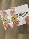 Labubu Tooth Earrings, Cute Dental Earrings, labubu Teeth, Dental Gift, Fental Assistant, Dental hygienist