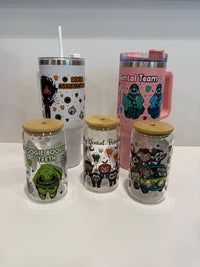 Halloween Dental Glass Tumbler, Trick Or Treat Brush Your Teeth, Spooky Dental Assistance, Dental Hygienist, Dentist Gift, Dental Student
