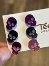 Dental Halloween Earrings, Tooth Glow in the Dark, Ghost, Bat, Pumpkin, Skull, Spider & Tooth Polymer Clay Studs,