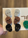 Halloween Earrings, Glow in the Dark, Ghost, Bat, Pumpkin, Skull, Spider & Tooth Polymer Clay Studs, Cute Spooky Jewelry, Handmade Gift