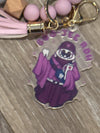 Halloween Tooth Keychain: Dental Hygiene Gift for Assistant
