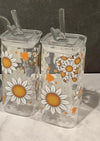 Dental Daisy Glass Cup