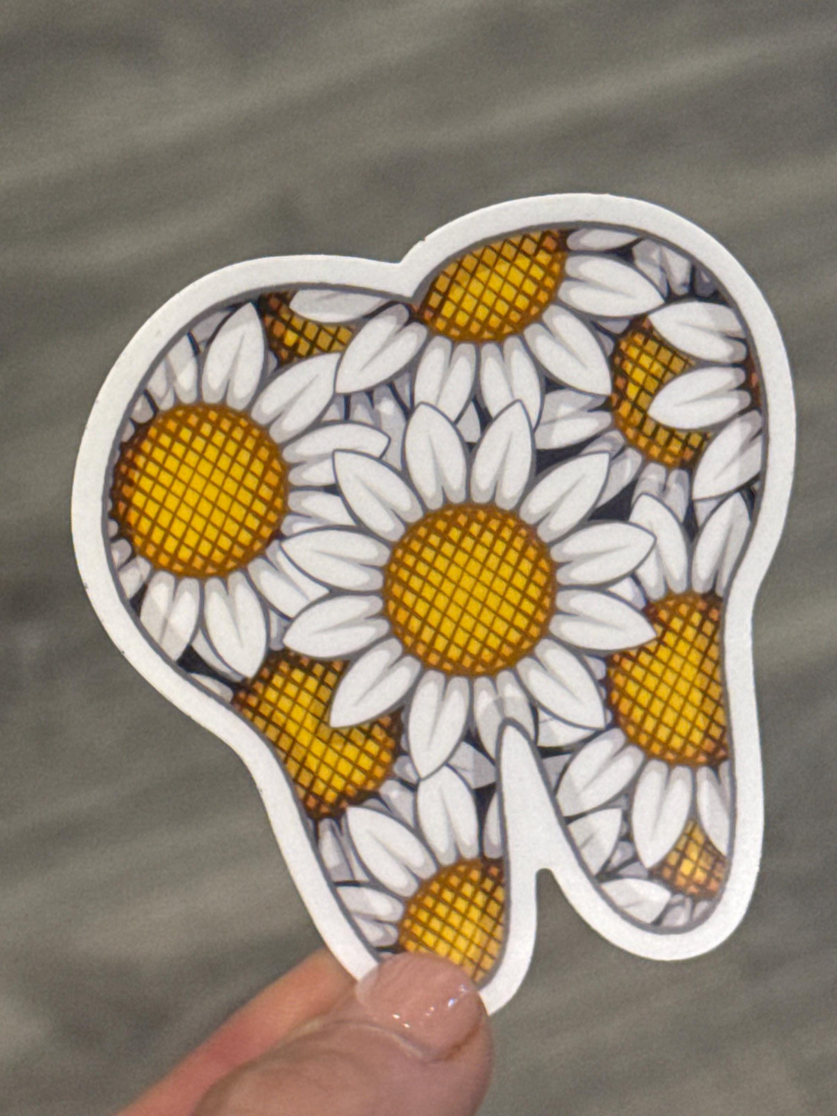 Daisy Tooth Sticker
