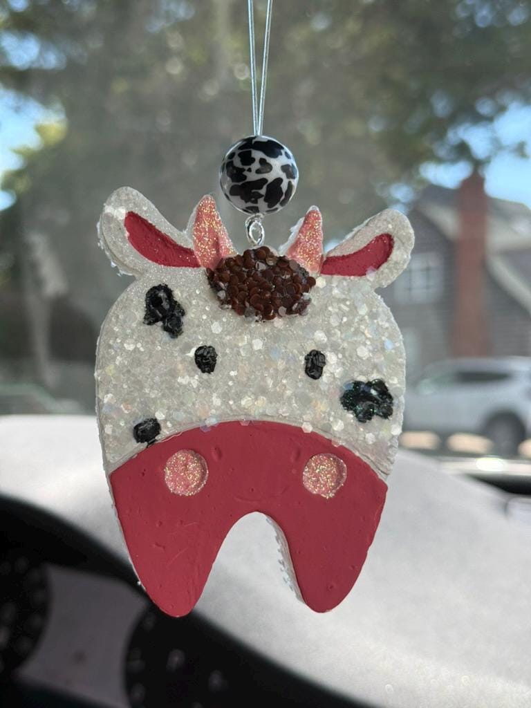 Cow Tooth Car Air Freshener