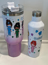 Dental Babe Tooth Tumblers & Glasses w/ Straw Topper – Cute Dental Assistant, Hygienist Dentist Drinkware Gift | Teeth Obsessed