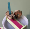 Doggie Glass with Tooth Straw Topper – Cute Pet & Dental Cup | Gift for Dental Assistants, Hygienists, Students Dog Lovers
