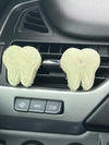 Teeth Obsessed Tooth Car Air Freshener Freshies vent melts with a fresh, citrus scent, designed to keep your car smelling clean.