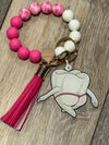 Mrs. Flossy Keychain: Dental Hygiene Gift
