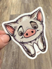 Pig Dental Stickers | Pig Tooth | Dental Assistant Gift | Hygienist Sticker | Tooth Stickers | Dental Team Swag