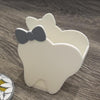 Teeth Obsessed dental vase notepad holder with magnetic backing, featuring a tooth design for organizing stationery.