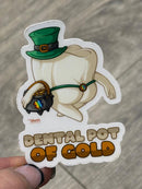 Mrs Flossy St Patrick's Day Tooth Sticker | Pattys Day Tooth Sticker | Cute Dental Sticker | Dental Assistant Gift | Teeth Obsessed