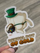 Mrs Flossy St Patrick's Day Tooth Sticker | Pattys Day Tooth Sticker | Cute Dental Sticker | Dental Assistant Gift | Teeth Obsessed