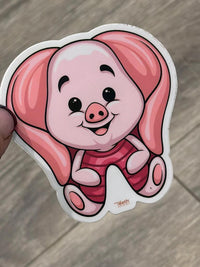 Pig Dental Stickers | Dentist Office Decor | Dental Assistant Gift | Hygienist Sticker | Tooth Stickers | Dental Team Swag