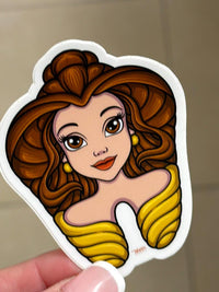 Dental Assistant Sticker | Princess Tooth Character Vinyl Decal