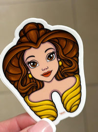 Princess Tooth Sticker | Dental Assistant, Hygienist Gift Vinyl Decal