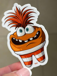 Funny Tooth Sticker | Dental Assistant, Hygienist Gift | Waterproof Vinyl Decal
