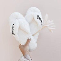 Tooth Fairy & Dental Babe Slippers | Cozy Dental-Themed House Shoes | Dental Hygienist Gift | Dentist Gift | Pink or Black Slippers
