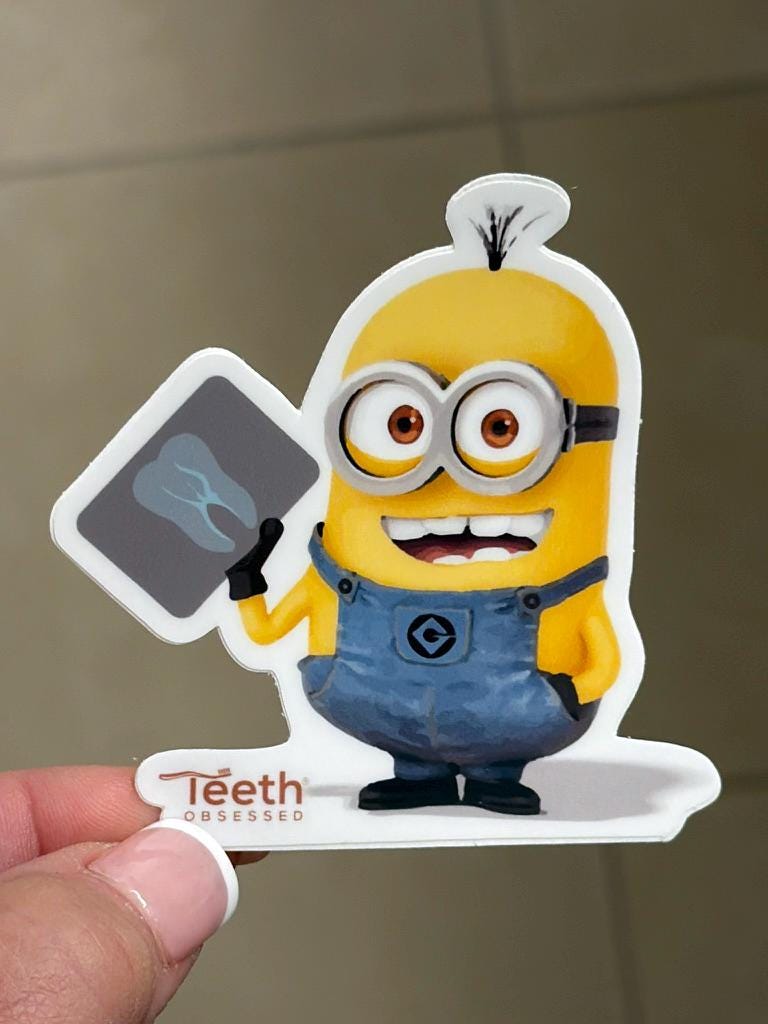 Dental Stickers | Teeth Sticker | Dental Assistant Gift | Hygienist Sticker | Tooth Stickers | Dental Assisting Sticker