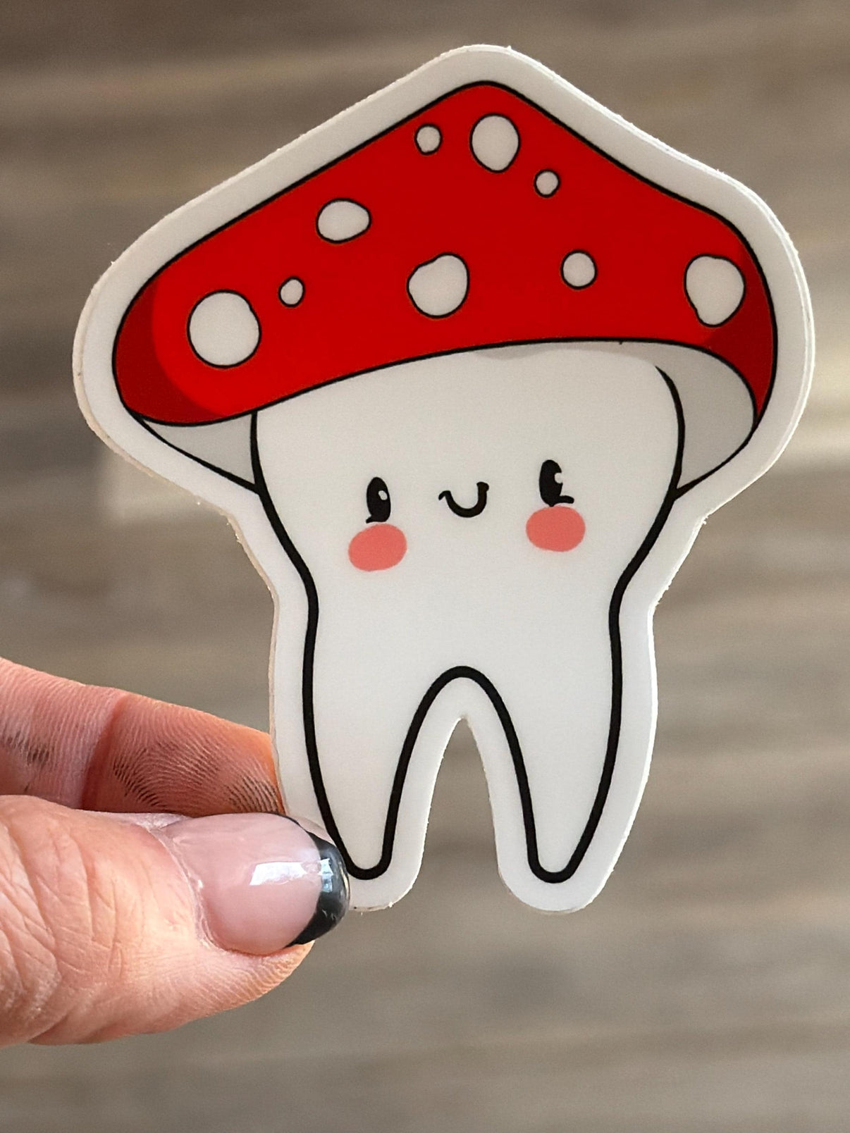Mushroom Dental Stickers | Dentist Office Decor | Dental Assistant Gift | Hygienist Sticker | Tooth Stickers | Dental Team