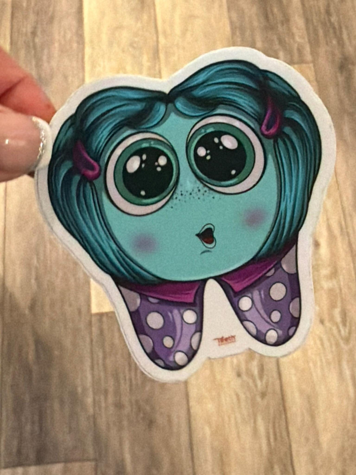 Dental Stickers | Waterproof Vinyl Teeth Sticker for Assistants, Hygienists