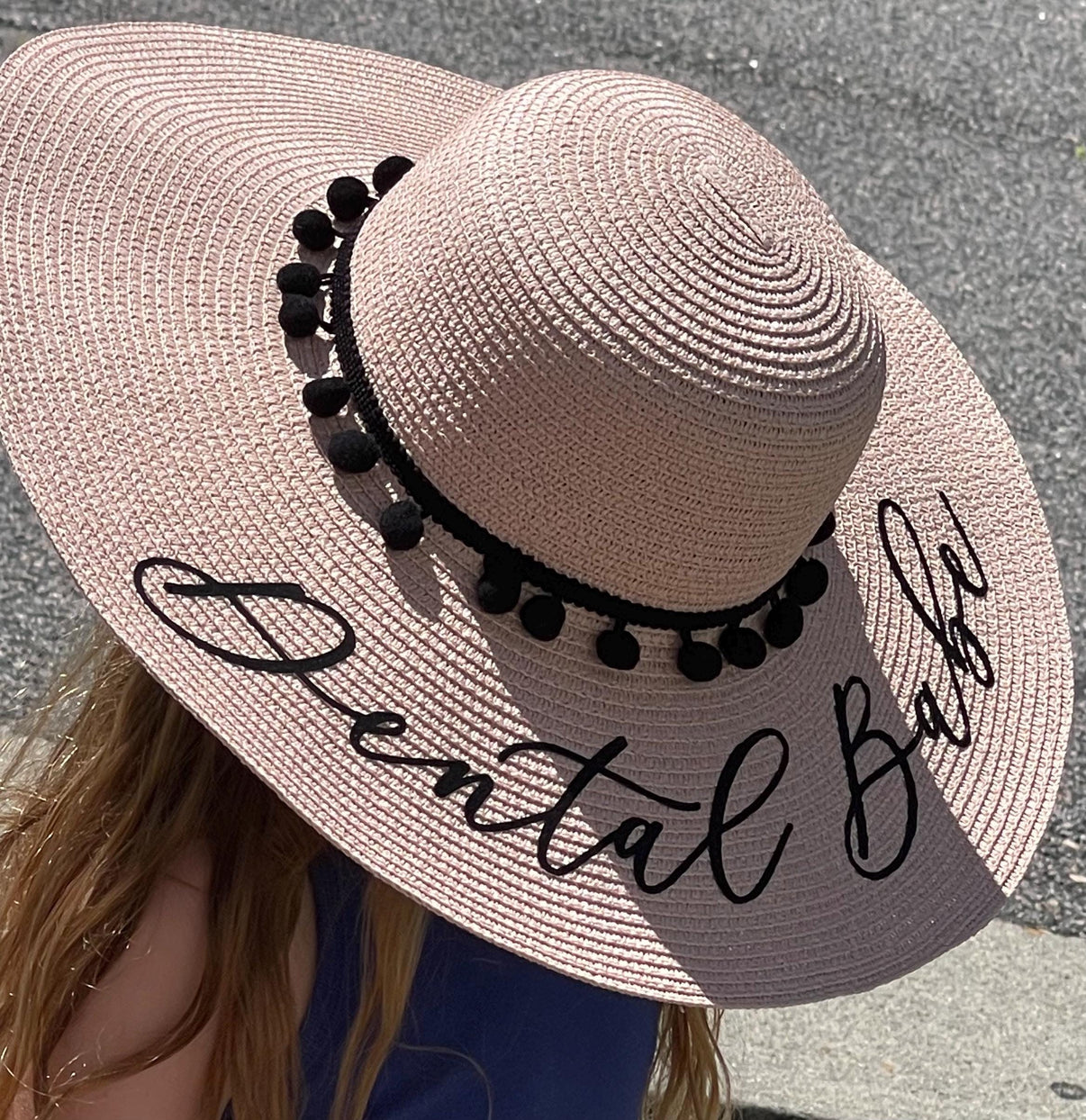 Dental Babe Sun Hat | Tooth Fairy Beach Hat | Whitening Specialist Summer Hat | Dental Assistant Gift | Dentist Gift | Dental Beach Hat