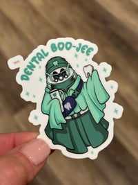 BooJee Dental Halloween Sticker | Dental Assistant Sticker, Dental sticker, halloween dental sticker, Cute Halloween dentistry sticker