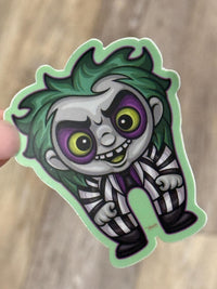 Dental Halloween Sticker, Beetletooth Sticker, Tooth Sticker, Dental Nightmare, Dental Hygienist Sticker, Dentist Gift, Halloween Dental