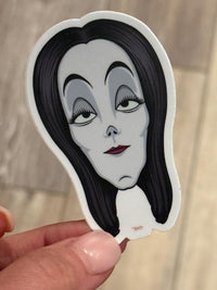Dental Halloween Sticker, Morticia Addams Family, Gomez Addams Sticker, Dental Nightmare, Dental Hygienist Sticker, Scary Tooth