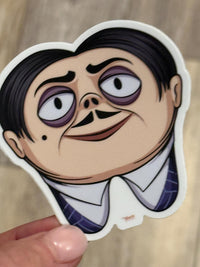 Dental Halloween Sticker, Morticia Addams Family, Gomez Addams Sticker, Dental Nightmare, Dental Hygienist Sticker, Scary Tooth