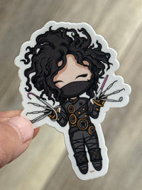 Edward Dental Scissorhands Tim Burton Tooth Sticker, Dentist Sticker, Spooky, Edward Scissorhands Shirt