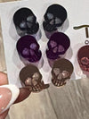 Halloween Skull Mirror Earrings | Dental Halloween Earrings | Spooky Tooth Earrings | Dentist Hygienist Dental Assistant Gift