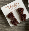 Orange Tooth Earrings | Dental Earrings | Molar Earrings | Dental Assistant Gift | Hygienist Gift | Dentist Jewelry