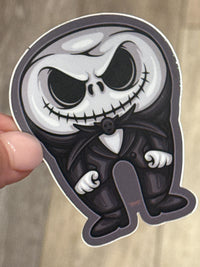 Dental Halloween Sticker, Pumpkin King, Tooth Sticker, Dental Nightmare, Dental Hygienist Sticker, Dentist Gift, Halloween Dental