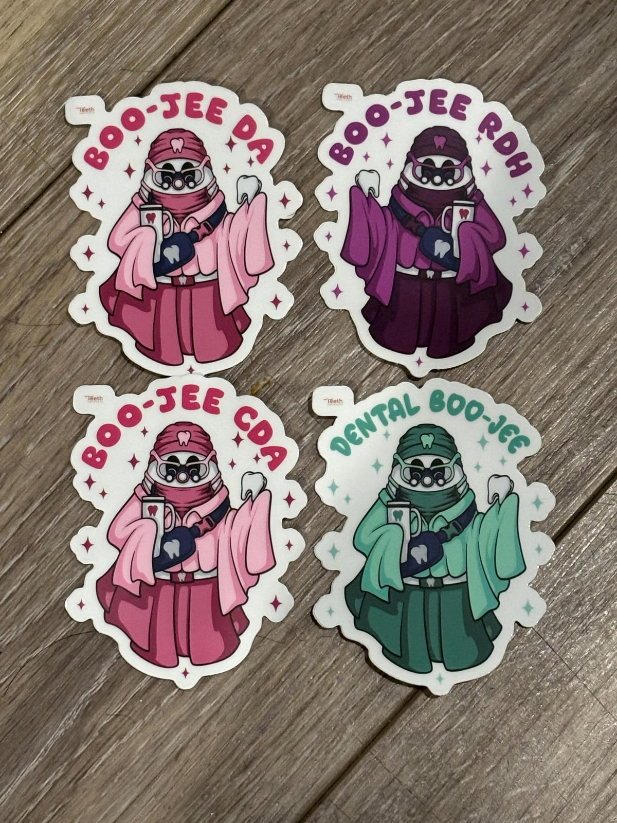 BooJee Dental Assistant Sticker | Dental Assistant Sticker, Dental sticker, halloween dental sticker, Cute Halloween dentistry sticker