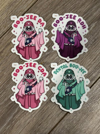 BooJee Dental Assistant Sticker | Dental Assistant Sticker, Dental sticker, halloween dental sticker, Cute Halloween dentistry sticker