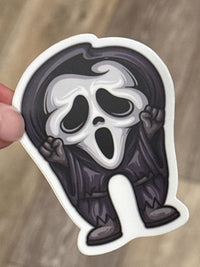 Spooky Halloween Dental Sticker, Teeth Obsessed Horror Movie Gift