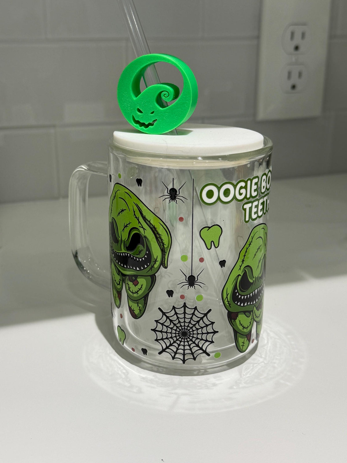 Oogie Boogie Coffee Cup | Spooky Halloween Mug | Dental Halloween Cup | Dental Assistant Hygienist Gift | Spooky Season Mug