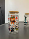 Dental Villain Libbey Glass | Horror Dental Glass Cup | Spooky Dental Gift | Dental Assistant Hygienist Gift | Halloween Dental Cup