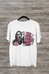 No You Brush Halloween Dental Shirt | Funny Dental Halloween T-Shirt | Dental Assistant Hygienist Tee | Spooky Dental Gift