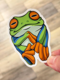 Dental Assistant Sticker | Dental Frogs Teeth Decal for Laptops, dental gift, tooth sticker